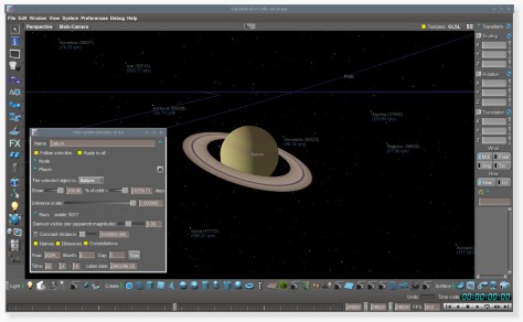 Solar system simulator